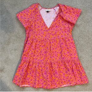 Target Pink and Orange Floral Dress